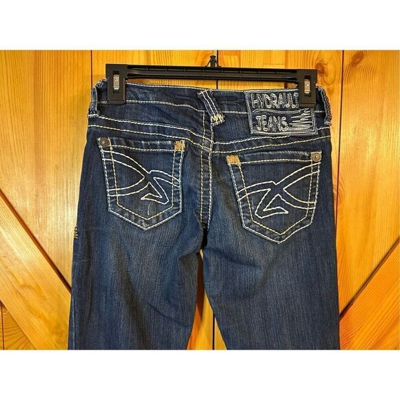 Hydraulic Jeans Bailey Slim Boot Dark Wash Denim 1/2 Short (4901) - Picture 6 of 8